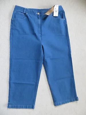 M&S Classic Cotton Blend Chino/jeans Size 20 Long BNWT • £8.50
