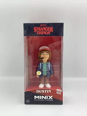 Stranger Things NETFLIX MINIX Collectible Figure Dustin TV Series 102 • $17.99