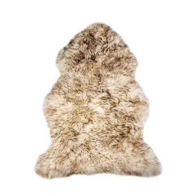 Natural  Milan Sheepskin Single Rug  1-Piece  2X3  3 • $54.59