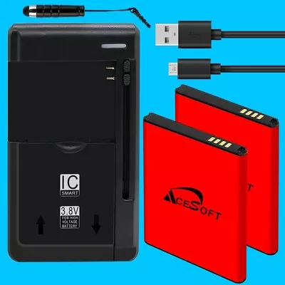 Lithium 2 X 2060mAh Battery Charger For Samsung Galaxy Nexus I9250 I9250M I9250T • $49.54