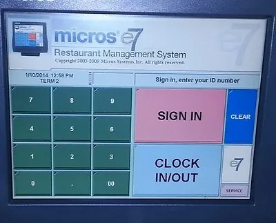 Micros E7 Pos Programming And Training • $799