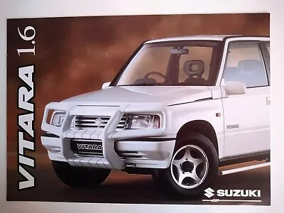 SUZUKI VITARA 1.6 JX JLX SE 3 5 Door Estate Soft Top Convertible Brochure 1996 • $9.47