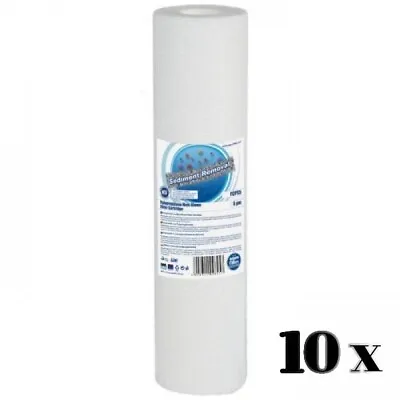 10pk X 1 Micron Aquafilter Sediment Cartridge Water Filter Size 10  - LIFF NSW1 • £14.46