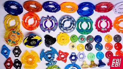 CHOOSE YOUR BEYBLADE PART HASBRO Clear Wheel Facebolt Spin Track Tip Masters 4D • $6