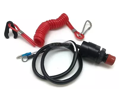 Boat Kill Stop Switch Lanyard 87-97765M For Mercury Mercruiser Mariner Outboard • $21.09