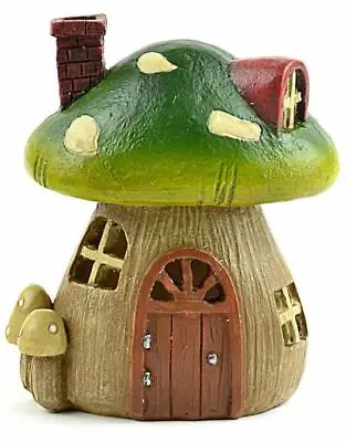 Miniature Dollhouse Fairy Garden 4.25  LED Mushroom House - Buy 3 Save $5 • $15.15