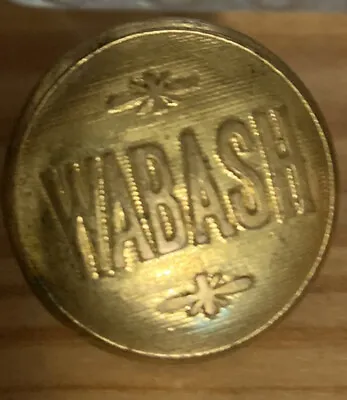 Wabash Railroad Button Pin • $8