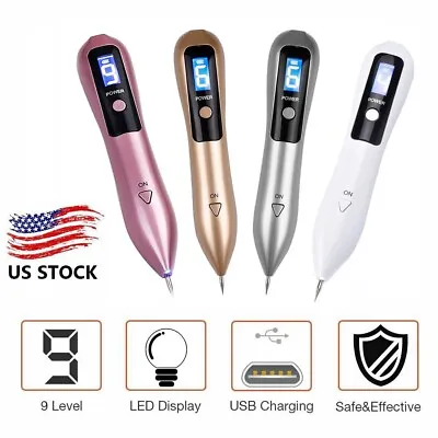 $14.99 • Buy Rechargeable Laser Spot Removal Plasma Pen Moles Freckles Tattoo Remover Machine