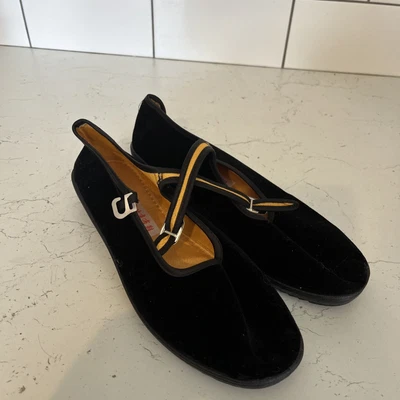 £8 • Buy Ladies Flat Pumps Retro Chinese Old Beijing Shoes Mary Jane Ankle Strap Velvet