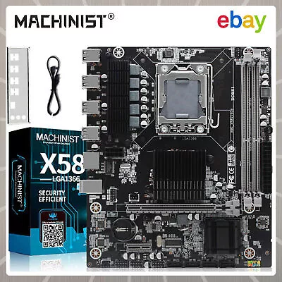 Desktop Motherboard X58 LGA 1366 Socket DDR3 REG ECC Memory For Xeon X5675 X5690 • $58.58