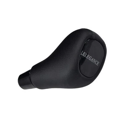 Pomello Leva Cambio 5 Marce Per Mercedes Classe A B C E CLK - Foro 8mm, Materiale Sintetico Con Inserti Argento - 12