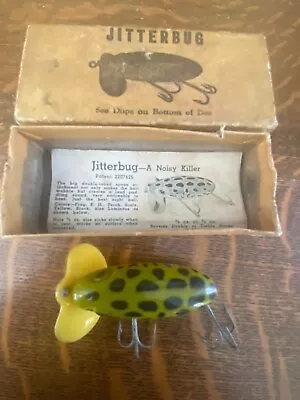 Vintage Fred Arbogast War Time Plastic Lip Jitterbug Lure In 2pc Cardboard Box • $24.50