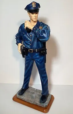 Vanmark Blue Hats Of Bravery Unstoppable Policeman 1st Edition 17” Tall 2000 NIB • $64.60