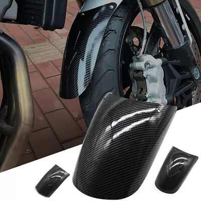 Motorcycle Front Wheel Fender Cover Splash Guard Mudguard Extension Universal • $19.79