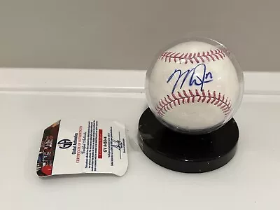 Mike Trout Signed Autographed Official MLB Baseball Angels COA W/Holder • $299.95