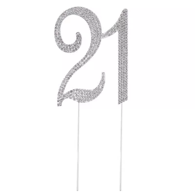  21 Cake 21th Banquet Decorations Party Supplies Commemorate • £9.49