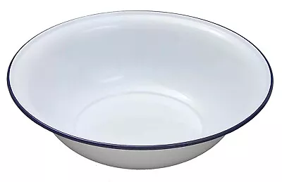 Falcon Enamel 30cm Large Washing Up Bowl Wash Basin White French Vintage Bowls • £12.70