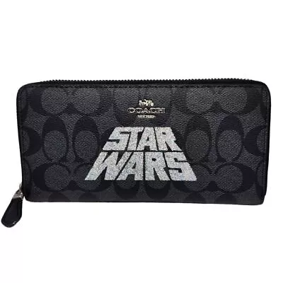 COACH Star Wars Limited Edition Zip Around Wallet F88589 NEW W/ Box Tag Etc. • $246.39