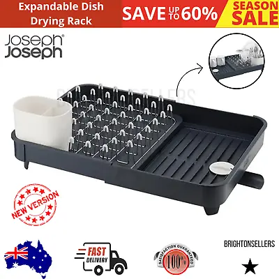 Joseph Joseph Expandable Extended Dish Drying Rack Cutlery Drainer Spout Kitchen • $113.94