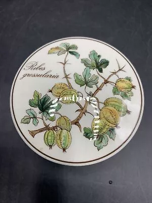 Villeroy & Boch Botanica RIBES GROSSULARIA Floral Round Trinket Jewelry Box Jar  • $12