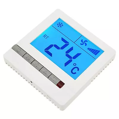 LCD Digital Thermostat Delay Compressor Fan Coil Unit Temperature Controller Xat • £16.19