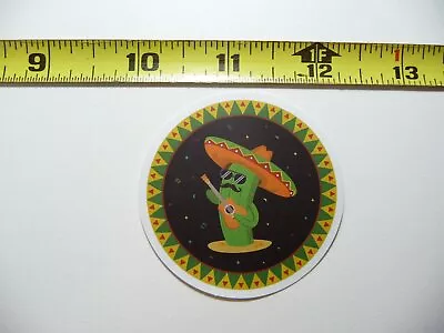 Cactus Sombrero Guitar Moustache Decal Sticker Food Eating Dinner Supper • $2.49