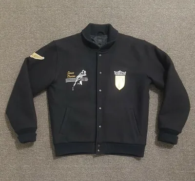 $1560.35 • Buy 🔶️vintage Adidas Jessie Owens Black History Bomber Jacket Varsity Run Dmc L