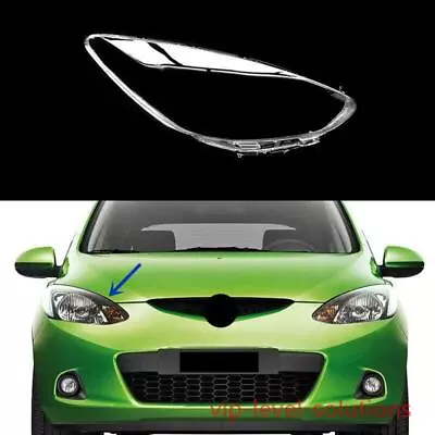 For Mazda Mazda2 2011-2014 Right Side Headlight Lens Clear Cover + Sealant Glue • $71.25