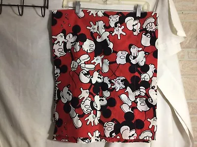 Cute Disney Red White & Black MICKEY MOUSE Window Valance Curtains 17  X 78  • $22.99