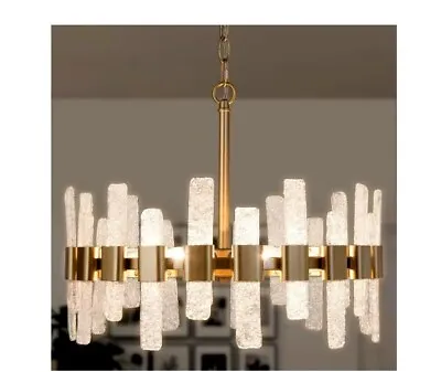 Uolfin Mid-Century Modern Gold Kitchen Island Chandelier 6-Light Glam • $199