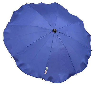 Universal Baby Parasol Umbrella Waterproof Fit Icandy Dark Blue • £11.99