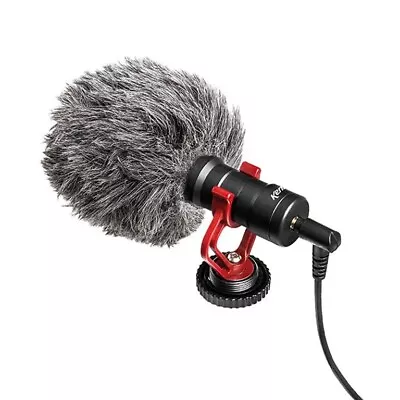 Movo VXR10 Universal Video Microphone With Shock Mount Deadcat Windscreen Case • £23.99