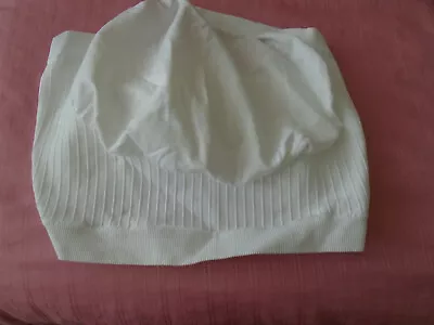 Baby Bump Band / Back Support / Pregnancy: White: Large: • £5