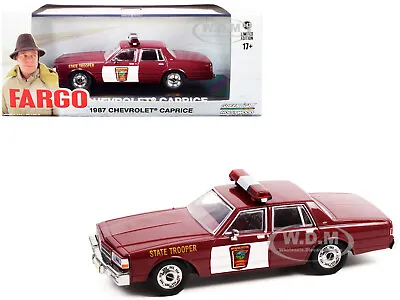 1987 Chevrolet Caprice Minnesota State Trooper Fargo Movie 1/43 Greenlight 86610 • $18.99