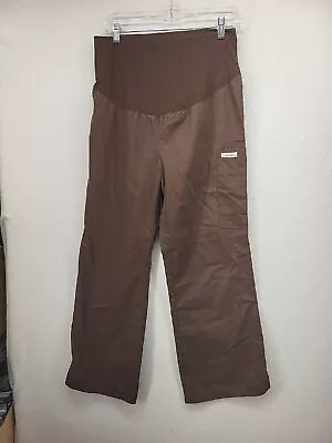 Cherokee Women’s Maternity Scrub Pants Brown Small S Medical Nursing Hospital • $20.11