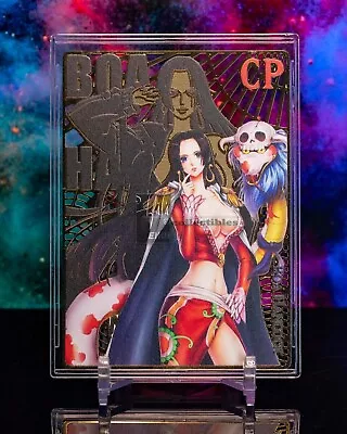 Boa Hancock - One Piece Waifu Gold Serial Premium Metal Card CP - 038/100 • $19.99