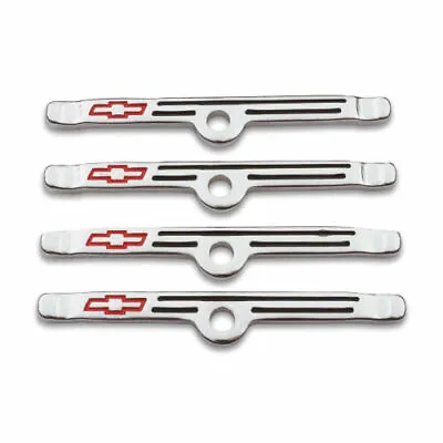 $16.99 • Buy Proform 141-903 Small Block Chevy BowTie Chrome Valve Cover Hold Down Clamps 