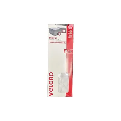 VELCRO DOTS HOOK & LOOP 22MM PK12 HS Hook And Loop Dots Adhesive Dots Reusable • $9.95