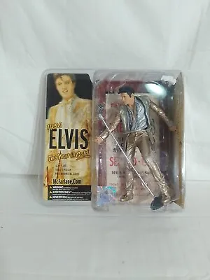 Elvis 1956 The Year In Gold Figurine New Sealed In Box 2005 Collectors Item Rare • $199.99