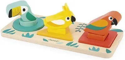 £19.99 • Buy Janod My First Shapes Tropical Shapesorter