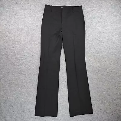 Vertigo Paris Pants Womens 40 US 8 Black Straight Flare Leg Trousers Career • $34.98