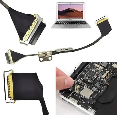 Replacement LCD Cable Hinge Apple Macbook Air A1465 11 2011 2012 2013 2014 2015 • £31.20
