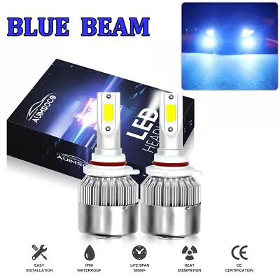 9006 LED Headlights Kit Combo Bulbs 8000K Low Beam Super Blue Bright 2-PACK • $19.99