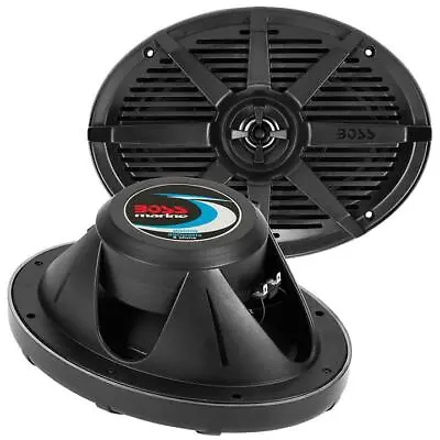 Boss MR692B 6x9  2-Way Coaxial Marine Speaker 350W Black • $83.48