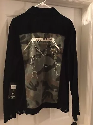 Billabong Metallica Camo Andy Irons Forever Rising Sun Jacket Large - NWT • $104.99