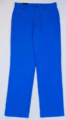 Men's Adidas Climalite Royal BLue Slacks Pants 32 Wx34 L Slight Defect READ EL • $29.99