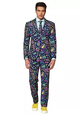 Adult Men's Opposuits Mr. Vegas Slim Fit Suit Costume SIZE 44 (with Defect) • $89.99