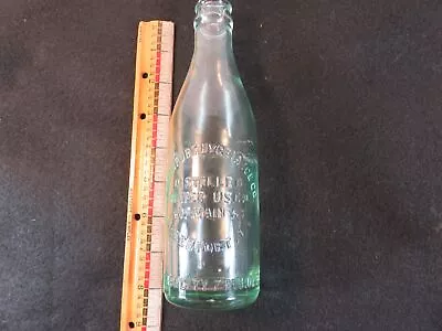 Greenport Hygeia Ice Co. 409 Main St 7oz Soda Bottle LI NY Greenish • $95