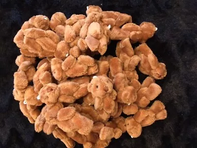 £89.99 • Buy MINIATURE TINY SMALL JOINTED 6cm HANDMADE DARK BROWN TEDDY BEARS