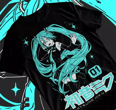 Hatsune Miku T-Shirt Anime Girl Kawaii Project Diva Vocaloid Shirt Soft Tee • $19.20